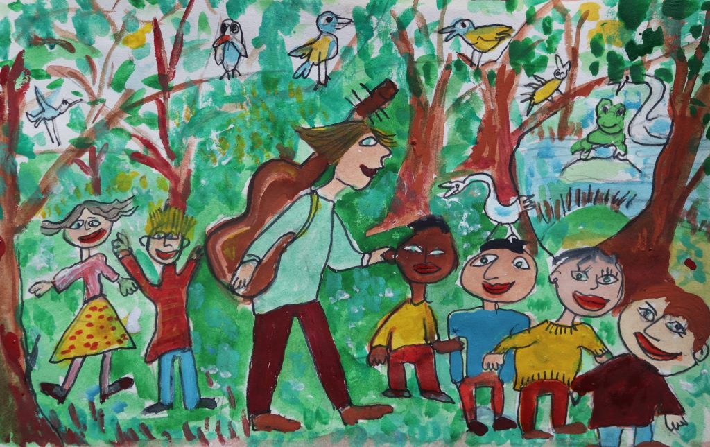 As cantigas da professora Delfina , Autoria de Teresa Torres