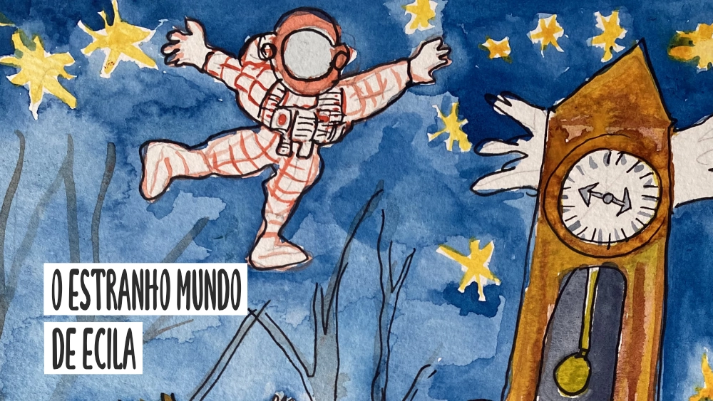 O Estranho Mundo de Ecila, Autoria de Teresa Torres - Youtube Thumbnail