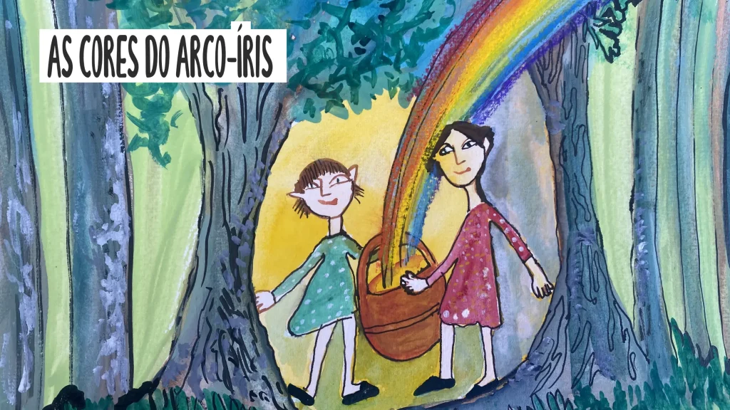 As Cores do Arco-Íris, Autoria de Teresa Torres - Youtube Thumbnail