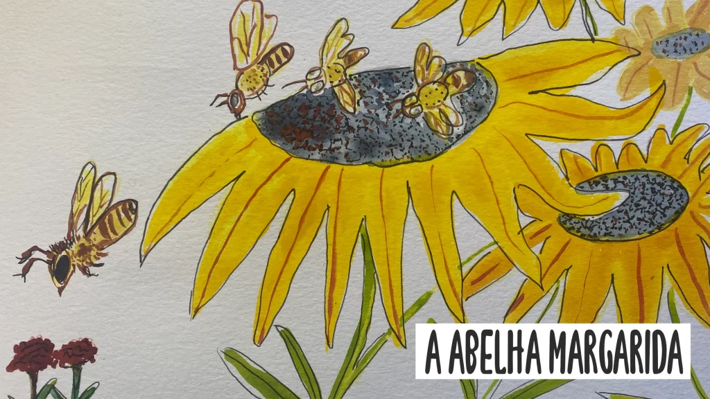 A Abelha Margarida, Autoria de Teresa Torres - Youtube Thumbnail