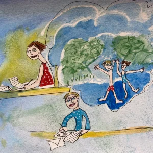 Amigos por Correspondência, Autoria de Teresa Torres