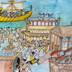 O Regresso a Pompeia: Capítulo II - O Ataque dos Piratas, Autoria de Teresa Torres