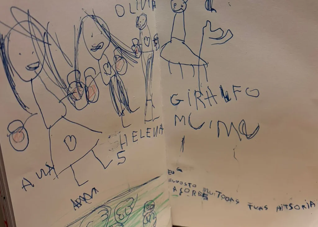 Clube do Bem Mais Que Uma HIstória - Desenho enviado pela Nena